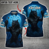 Maxcorners Darts Werewolf Moon Multicolor Options Personalized Name, Team Name 3D Shirt (4 Colors)