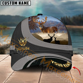 Maxcorners Hunting Deer Basic Multicolor Personalized Name 3D Cap (2 colors)