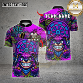 Maxcorners Darts Gangster Bear Design Multioptions Personalized Name, Team Name Unisex 3D Shirt (4 Colors)