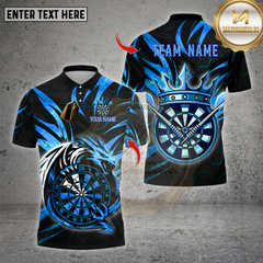 Maxcorners Darts Premium Dragon Dartboard Design Multioptions Personalized Name, Team Name Unisex 3D Shirt (4 Colors)