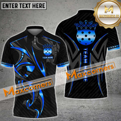 Maxcorners Pickleball Multicolor Premium Pattern Personalized Name, Team Name 3D Shirt