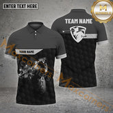Maxcornera Golf Customized Name For Player Multicolor Sport Jersey Pattern Custom 3D Polo Shirt (4 Colors)
