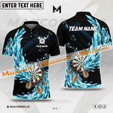 Maxcorners Darts For Team Design Icy Breath Multicolor Option Customized Name 3D Shirt (4 Colors)