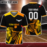 Maxcorners Volleyball Player Color Options Personalized 3D V-neck T-Shirt