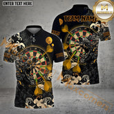 Maxcorners Darts Monster Moon Multicolor Options Personalized Name, Team Name 3D Shirt (4 Colors)