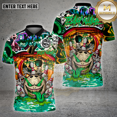 Maxcorners Bowling Graffiti Monster Urban Style Multioptions Personalized Name, Team Name Unisex 3D Shirt (4 Colors)