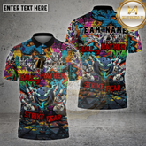 Maxcorners Bowling Shirt Ball of Mayhem Graffiti Strike Fear Multioptions Personalized Name, Team Name Unisex 3D Shirt (4 Colors)