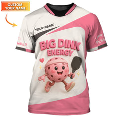 Maxcorners Big Dink Energy Pickleball Shirt, Pickleball Shirts For Women's, Gift For Pickleball Lover LM0509