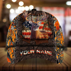 Maxcorners ewenig Deer Hunting Camouflage Pattern 3D Multicolor Personalized Cap