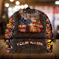 Maxcorners ewenig Deer Hunting Camouflage Pattern 3D Multicolor Personalized Cap