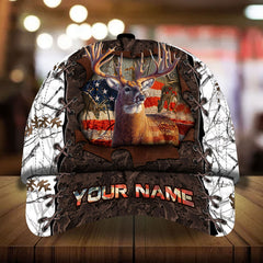 Maxcorners ewenig Deer Hunting Camouflage Pattern 3D Multicolor Personalized Cap