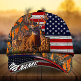 Maxcorners Premium Florapunk Cracked Deer Hunting Camo Pattern 3D Multicolor Personalized Cap