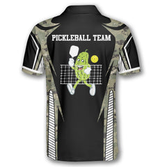 Max Corner Personalized Name and Team name Day Dinker Camo Pickleball 3D Polo Shirt