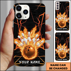 Maxcorners Inferno Bowling Strike Explosion Personalized 3D Phone Case