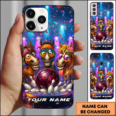 Maxcorners Party Horses Bowling Celebration Personalized 3D Phone Case