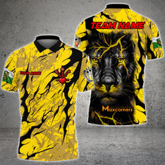 Maxcorners Billiards Shirt Cowboy 8 Ball Lightning Splash Street Art Multioptions Personalized Name, Team Name 3D Shirt For Thomas Hein