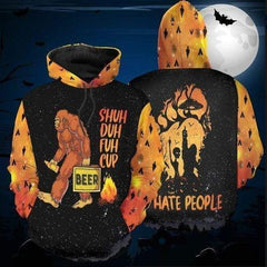 Maxcorners Bigfoot Camping Beer Shuh Duh Fuh Cup Shirt All Over Print 3D