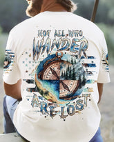 Maxcorners Not All Who Wander Are Lost Compass All Over Print LM2101