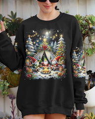 Maxcorners Welcome To Our Campsite Christmas Gnome All Over Print LM2101