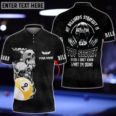Maxcorners Top Secret Billiards Customized 3D Print Shirt