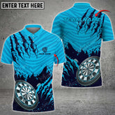 Maxcorners Darts Hand Of Monster Multicolor Option Customized Name, Team Name 3D Shirt (4 Colors)