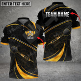 Maxcorners Dartboard Arrow Multicolor Option Customized Name, Team Name 3D Shirt (6 Colors)