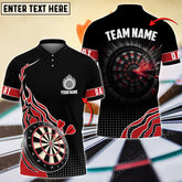 Maxcorners Darts Multicolor Option Customized Name, Team Name 3D Shirt (4 Colors)