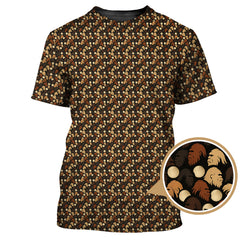 Maxcorners Sasquatch Pattern Golf Shirt, Bigfoot Golf Shirt For Golfer, Crazy Golf Shirt For Men