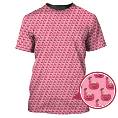 Maxcorners Breast Cancer Golf Shirt For Golfer, In October We Wear Pink Shirt, Pattern Golf Shirt For Golf Players
