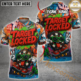 Maxcorners Darts Shirt Target Locked Graffiti Style Multicolor Options Personalized Name, Team Name 3D Shirt (4 Colors)