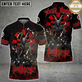 Maxcorners Demon Bullseye Darts Shirt Multicolor Options Personalized Name, Team Name 3D Shirt (4 Colors)