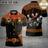 Maxcorners Bowling Shirt Cowboy Western Style Multicolor Options Personalized Name, Team Name 3D Shirt (4 Colors)
