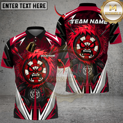 Maxcorners Darts Monster Paint Multicolor Customized Name, Team Name 3D Shirts