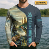 Maxcorners Fishing Hunting, Breathable Long Sleeve Shirt, Long Sleeve Sun Shirt Mens, Fishing Gifts For Men