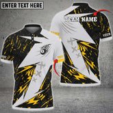 Maxcorners Billiards Ball 8 Color Personalized Name, Team Name Unisex Shirt ( Multicolor Options )