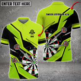 Maxcorners Darts For Team Design Multicolor Option Customized Darts Polo Shirt, Perfect Gift For Darts Lovers, Darts Players KH