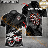 Maxcorners Aggressive Rabbit & Dartboard Jersey Multicolor Options Personalized Name, Team Name 3D Shirt (4 Colors)