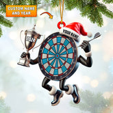 Maxcorners Champion Darts Home Decor Christmas Ornament, Personalized Ornament 2D Flat LM2211
