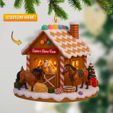 Maxcorners Horse Farm, Home Decor, Christmas Ornament, Personalized Ornament 2D Flat LM2111