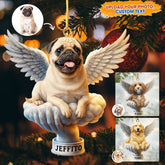Maxcorners Christmas Jesus, Pet Wings, Home Decor, Christmas Ornament, Personalized Ornament 2D Flat LM2111