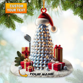 Maxcorners Custom Name Golf Ornament, Golf Lover Christmas Gift1 2D Flat LM2111