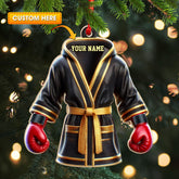 Maxcorners Custom Ornament, Boxing Robe Ornament, Christmas Decor 2D Flat LM2211