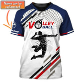 Maxcorners Volleyball Custom Name Unisex Shirt