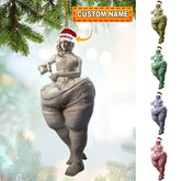 Maxcorners Custom Name Sculpture Artist Ornament, Christmas Gift Decor 2D Flat LM2111