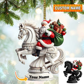 Maxcorners Chess Santa Christmas Ornament, Personalized Ornament 2D Flat LM2211