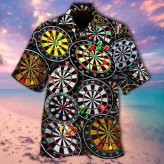 MaxCorners Darts Don'T Need Therapy I Just Need To Play Hawaiian Shirt