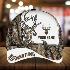 Maxcorners Premium Deer Hunter Camouflage 3D Multicolor Personalized Cap