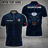 Maxcorners Billiards Ball 8 B-Panther Personalized Name, Team Name Unisex Shirt ( 4 Colors )