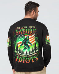 Maxcorners (Hot Deal) The Closer I Get To Nature Bigfoot All Over Print LM1601