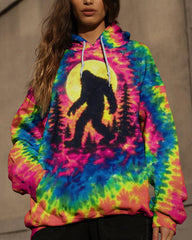 Maxcorners Bigfoot In The Forest Pink Purple Swirl All Over Print LM1601